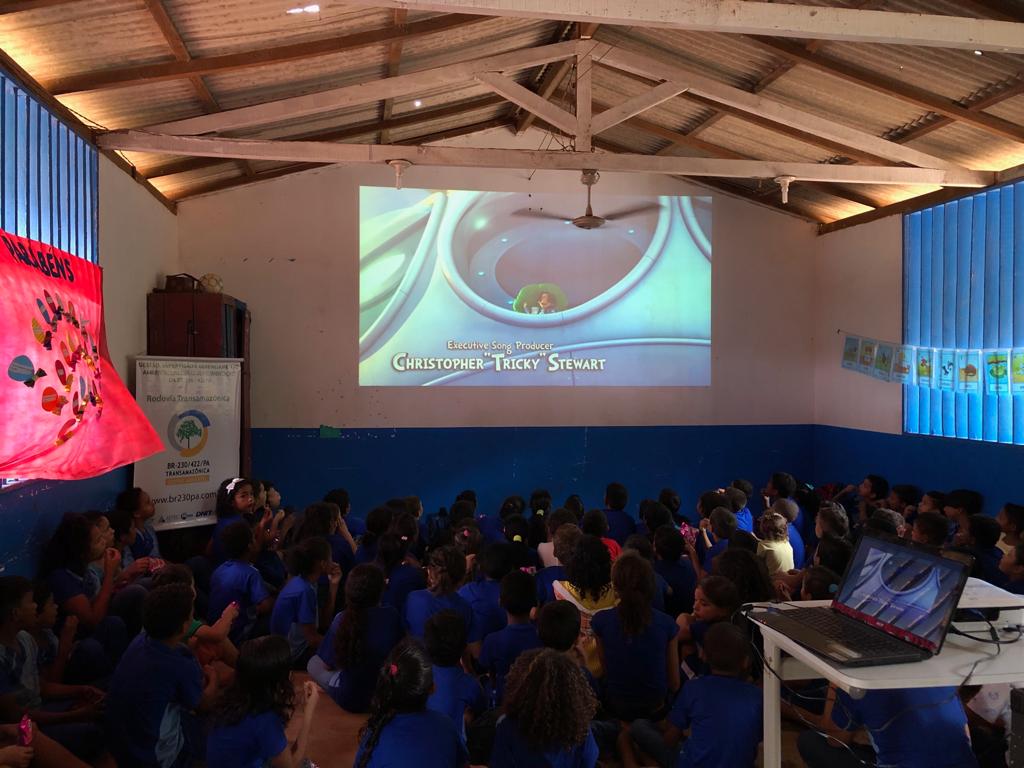Ação de educação ambiental em escola
